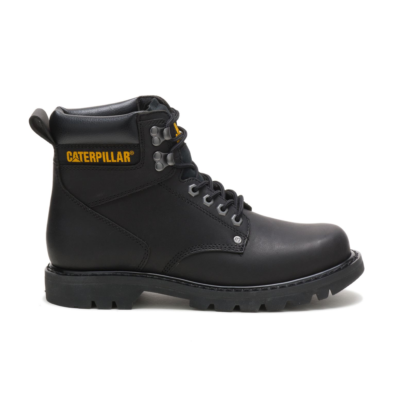 Caterpillar Second Shift - Mens Work Boots - Black - NZ (028PLBQEU)